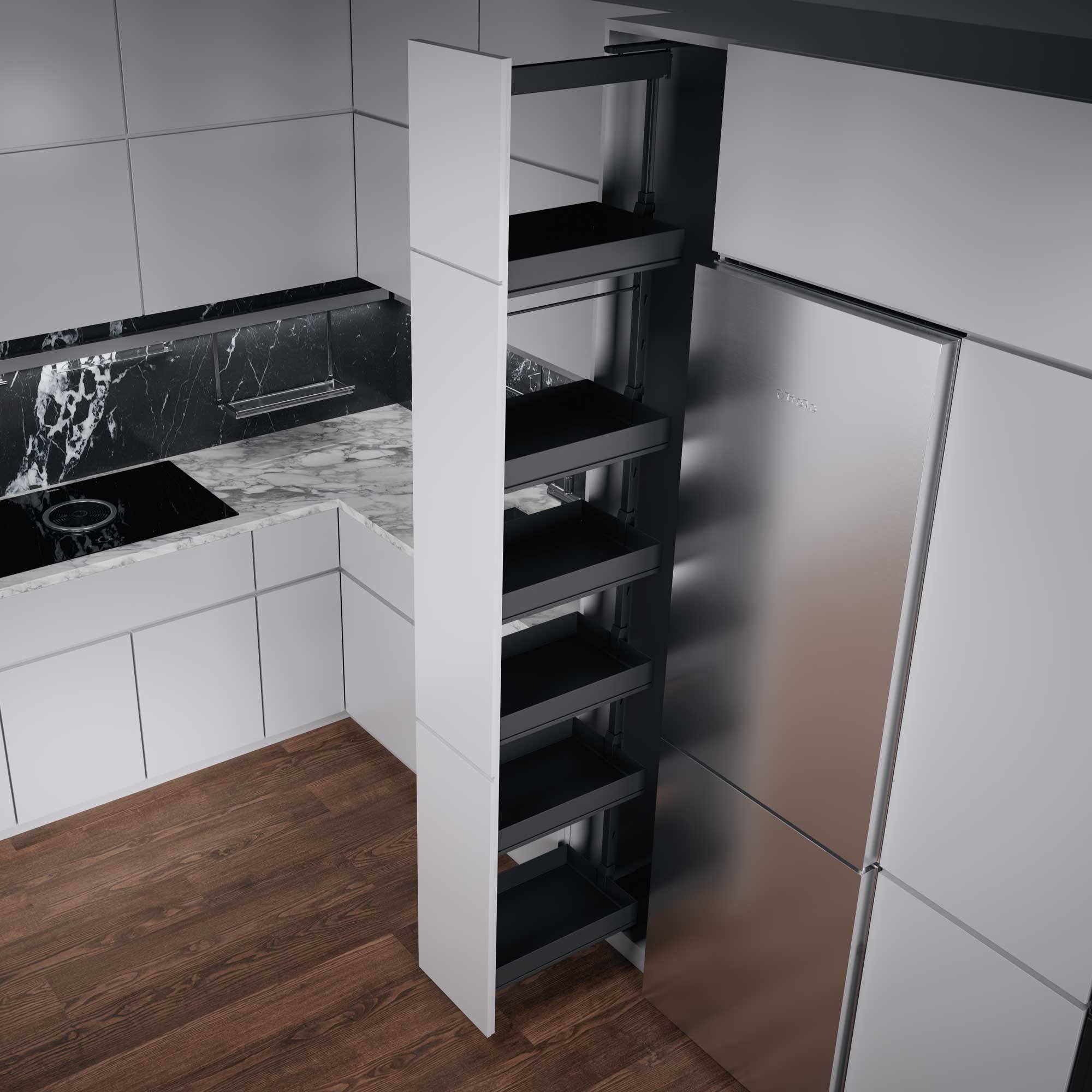 DISPENSA 90° Zusatzhaken für Tragrahmen - Korbhalter - Image 6